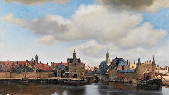 La vue de Delft - Johannes Vermeer