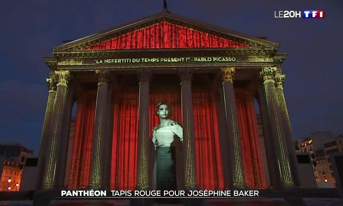 Joséphine Baker entrera au Panthéon le 30 novembre : découvrez à quoi va ressembler cette cérémonie - Le Journal du week-end | TF1