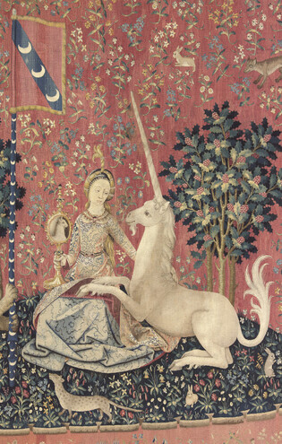 La Dame à la Licorne : la Vue (Cl. 10836, détail)